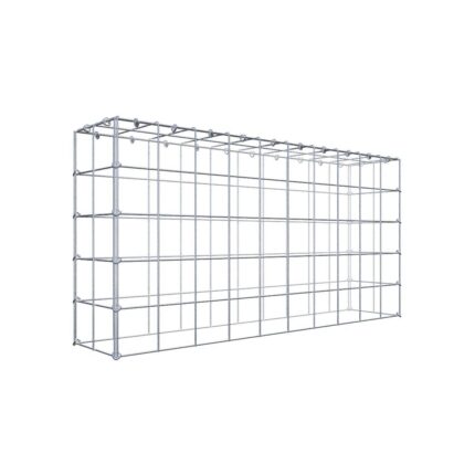 Anbaugabione Typ 3 100 cm x 50 cm x 20 cm (L x H x T), Maschenweite 10 cm x 10 cm, C-Ring