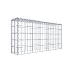 Anbaugabione Typ 3 100 cm x 50 cm x 20 cm (L x H x T), Maschenweite 5 cm x 10 cm, Spirale