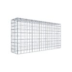 Anbaugabione Typ 3 100 cm x 50 cm x 20 cm (L x H x T), Maschenweite 5 cm x 5 cm, C-Ring