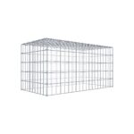 Anbaugabione Typ 3 100 cm x 50 cm x 50 cm (L x H x T), Maschenweite 5 cm x 10 cm, C-Ring