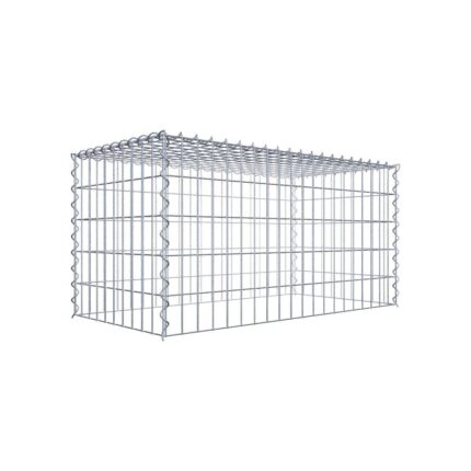 Anbaugabione Typ 3 100 cm x 50 cm x 50 cm (L x H x T), Maschenweite 5 cm x 10 cm, Spirale