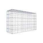 Anbaugabione Typ 3 100 cm x 60 cm x 30 cm (L x H x T), Maschenweite 5 cm x 10 cm, C-Ring