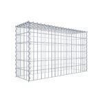 Anbaugabione Typ 3 100 cm x 60 cm x 30 cm (L x H x T), Maschenweite 5 cm x 10 cm, Spirale