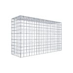 Anbaugabione Typ 3 100 cm x 60 cm x 30 cm (L x H x T), Maschenweite 5 cm x 5 cm, C-Ring