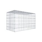 Anbaugabione Typ 3 100 cm x 60 cm x 50 cm (L x H x T), Maschenweite 5 cm x 10 cm, C-Ring