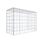 Anbaugabione Typ 3 100 cm x 70 cm x 40 cm (L x H x T), Maschenweite 10 cm x 10 cm, Spirale