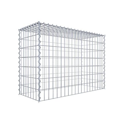 Anbaugabione Typ 3 100 cm x 70 cm x 40 cm (L x H x T), Maschenweite 5 cm x 10 cm, Spirale