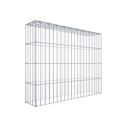 Anbaugabione Typ 3 100 cm x 80 cm x 20 cm (L  x H x T), Maschenweite 5 cm x 20 cm, C-Ring
