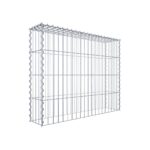 Anbaugabione Typ 3 100 cm x 80 cm x 20 cm (L x H x T), Maschenweite 5 cm x 20 cm, Spirale