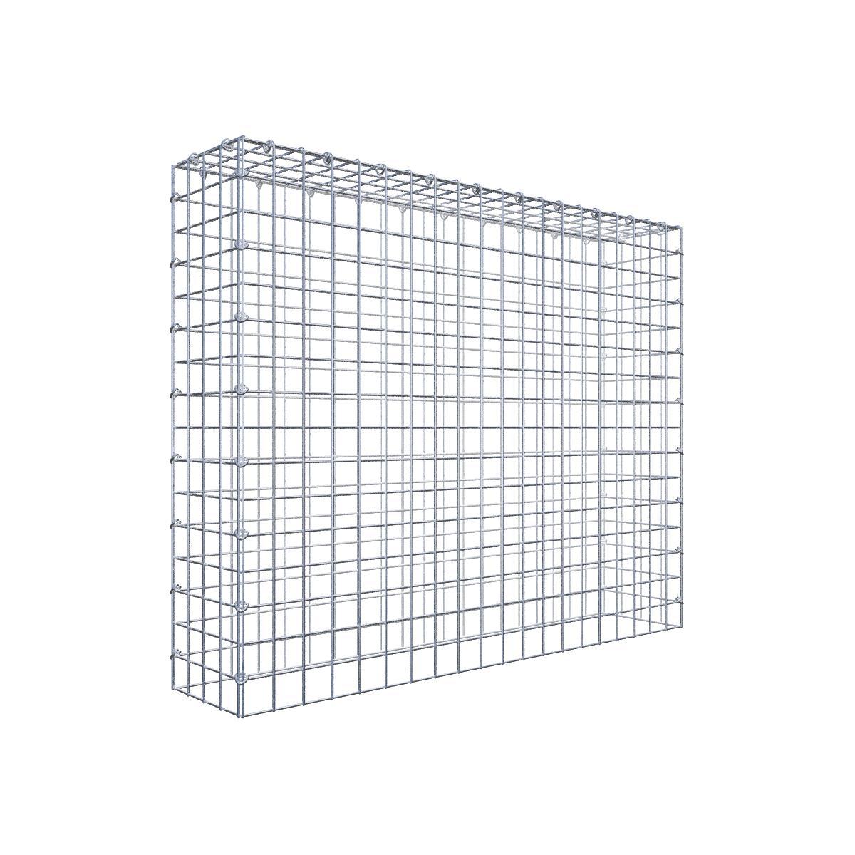 Anbaugabione Typ 3 100 cm x 80 cm x 20 cm (L x H x T), Maschenweite 5 cm x 5 cm, C-Ring