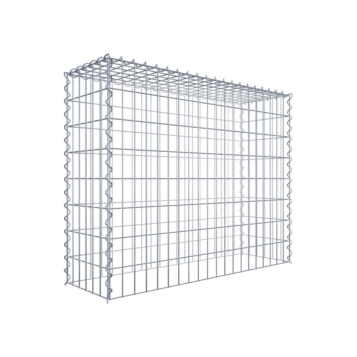 Anbaugabione Typ 3 100 cm x 80 cm x 30 cm (L x H x T), Maschenweite 5 cm x 10 cm, Spirale