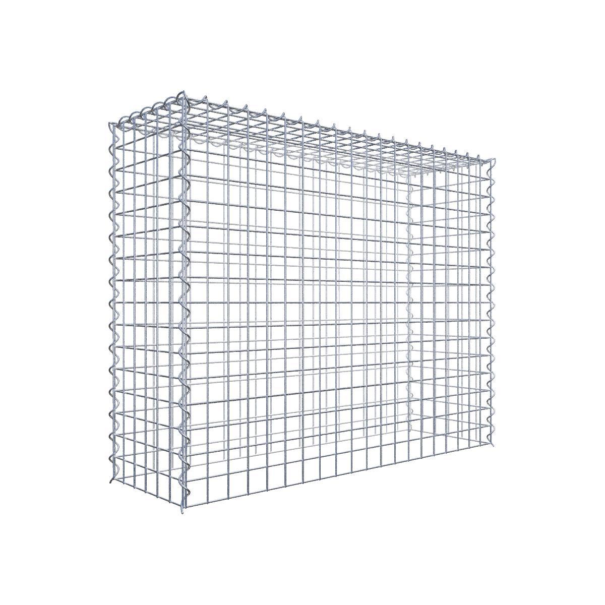 Anbaugabione Typ 3 100 cm x 80 cm x 30 cm (L x H x T), Maschenweite 5 cm x 5 cm, Spirale