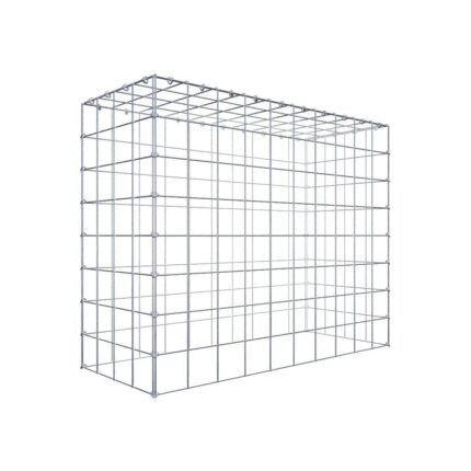 Anbaugabione Typ 3 100 cm x 80 cm x 40 cm (L x H x T), Maschenweite 10 cm x 10 cm, C-Ring