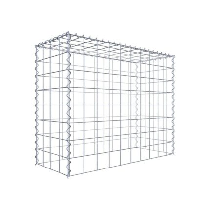 Anbaugabione Typ 3 100 cm x 80 cm x 40 cm (L x H x T), Maschenweite 10 cm x 10 cm, Spirale