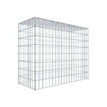 Anbaugabione Typ 3 100 cm x 80 cm x 40 cm (L x H x T), Maschenweite 5 cm x 10 cm, C-Ring