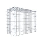 Anbaugabione Typ 3 100 cm x 80 cm x 50 cm (L x H x T), Maschenweite 5 cm x 10 cm, Spirale