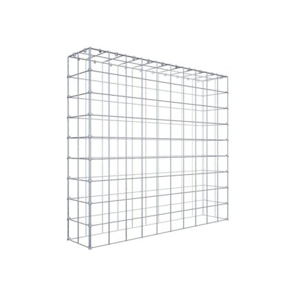 Anbaugabione Typ 3 100 cm x 90 cm x 20 cm (L x H x T), Maschenweite 10 cm x 10 cm, C-Ring