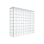 Anbaugabione Typ 3 100 cm x 90 cm x 20 cm (L x H x T), Maschenweite 10 cm x 10 cm, Spirale