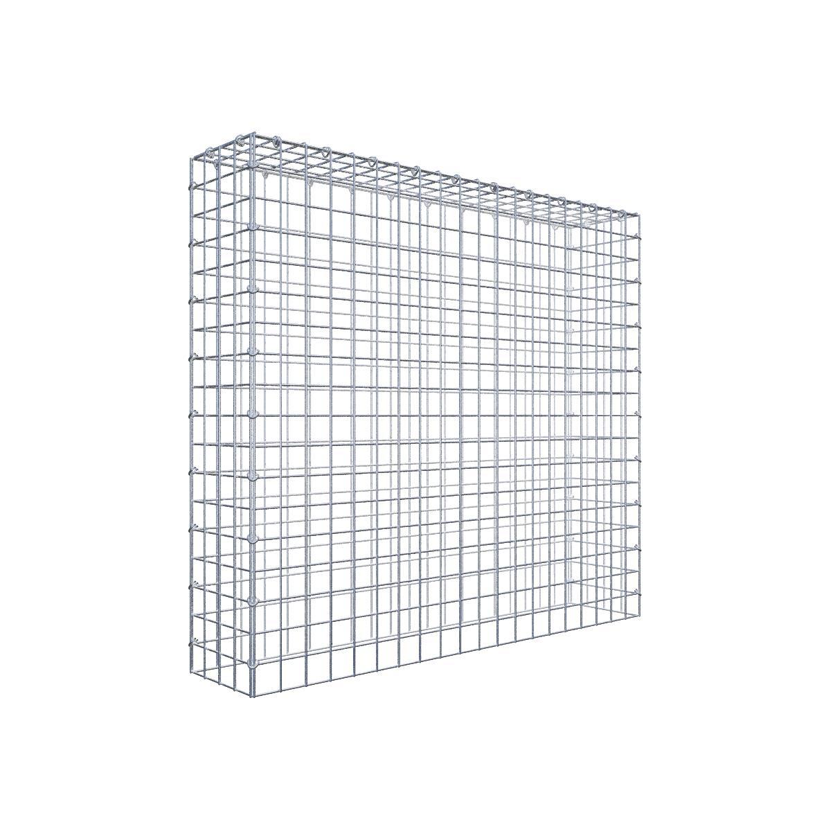 Anbaugabione Typ 3 100 cm x 90 cm x 20 cm (L x H x T), Maschenweite 5 cm x 5 cm, C-Ring