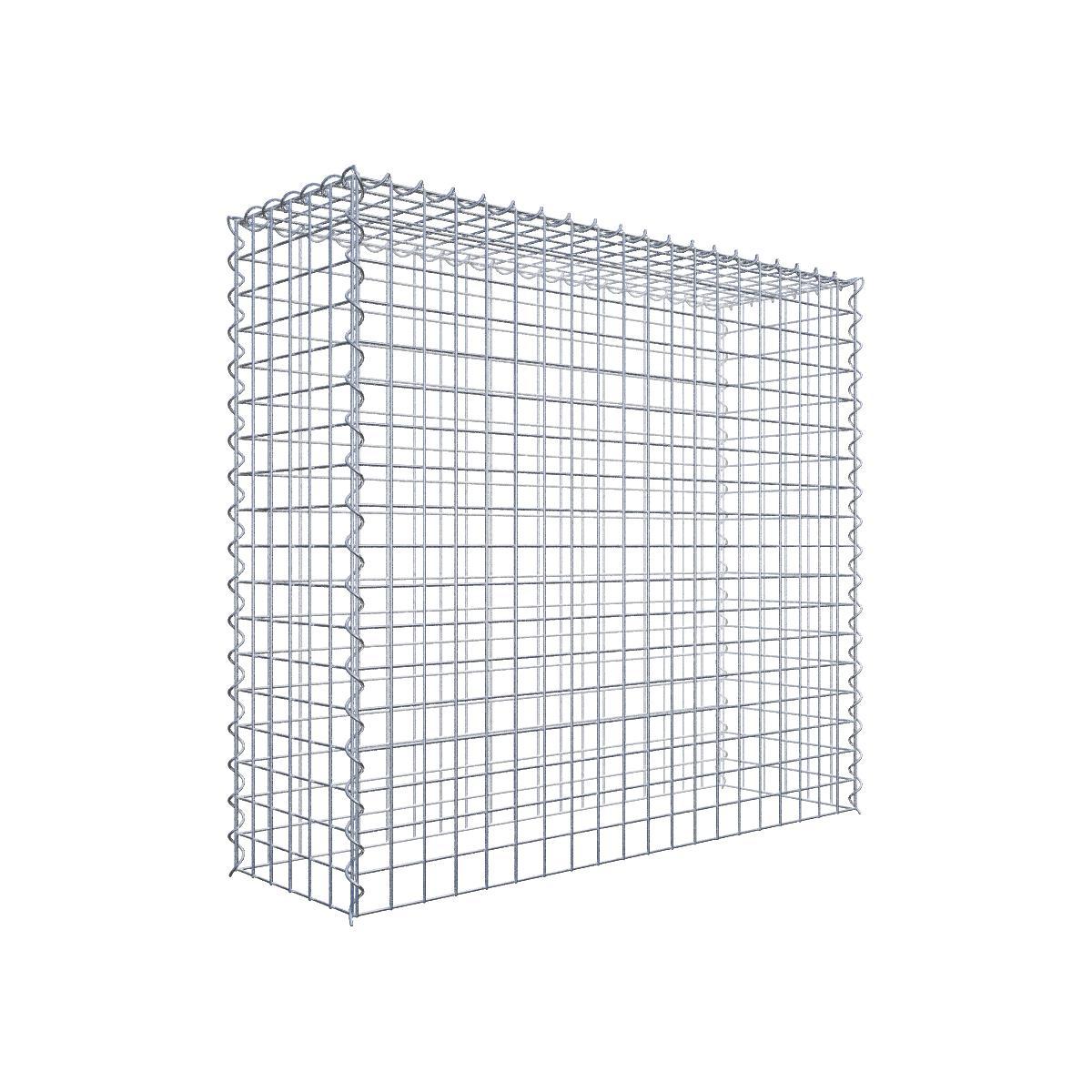 Anbaugabione Typ 3 100 cm x 90 cm x 30 cm (L x H x T), Maschenweite 5 cm x 5 cm, Spirale