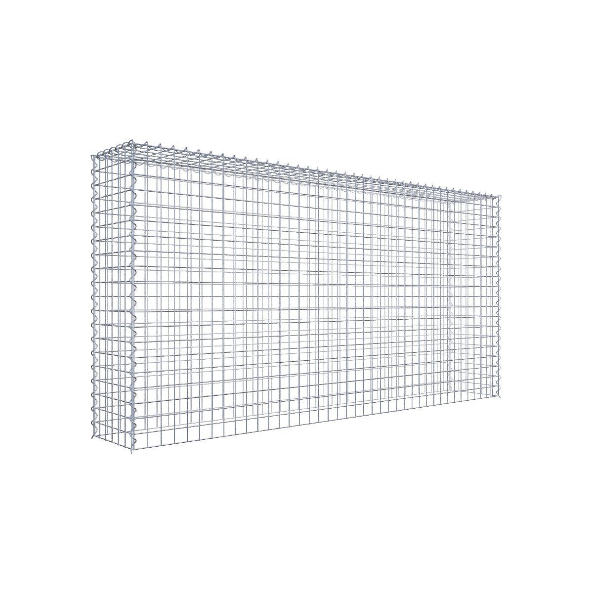 Anbaugabione Typ 3 200 cm x 100 cm x 30 cm (L x H x T), Maschenweite 5 cm x 5 cm, Spirale