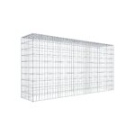 Anbaugabione Typ 3 200 cm x 100 cm x 40 cm (L x H x T), Maschenweite 5 cm x 10 cm, C-Ring