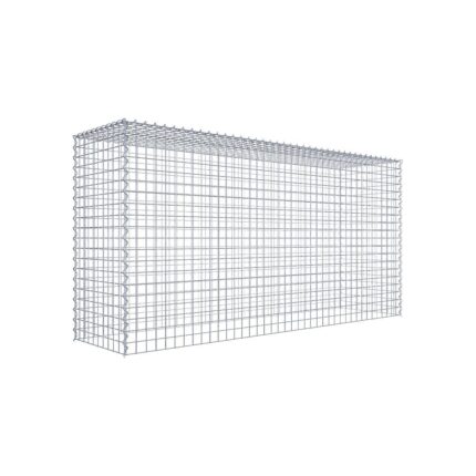 Anbaugabione Typ 3 200 cm x 100 cm x 50 cm (L x H x T), Maschenweite 5 cm x 5 cm, Spirale