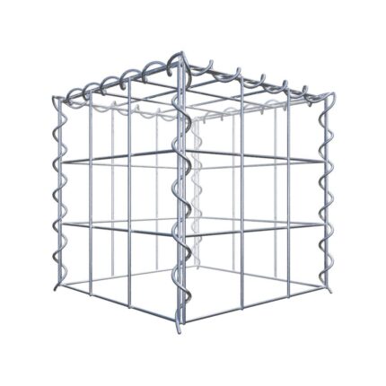 Anbaugabione Typ 3 30 cm x 30 cm x 30 cm (L x H x T), Maschenweite 10 cm x 10 cm, Spirale