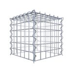 Anbaugabione Typ 3 30 cm x 30 cm x 30 cm (L x H x T), Maschenweite 5 cm x 5 cm, Spirale