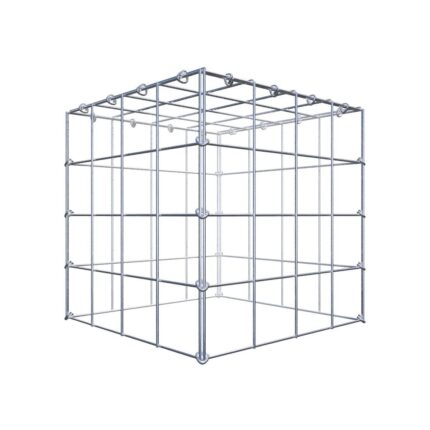 Anbaugabione Typ 3 40 cm x 40 cm x 40 cm (L x H x T), Maschenweite 10 cm x 10 cm, C-Ring