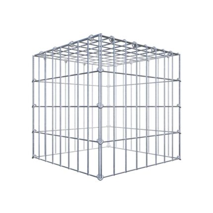 Anbaugabione Typ 3 40 cm x 40 cm x 40 cm (L x H x T), Maschenweite 5 cm x 10 cm, C-Ring