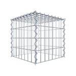 Anbaugabione Typ 3 40 cm x 40 cm x 40 cm (L x H x T), Maschenweite 5 cm x 10 cm, Spirale