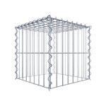 Anbaugabione Typ 3 40 cm x 40 cm x 40 cm (L x H x T), Maschenweite 5 cm x 20 cm, Spirale