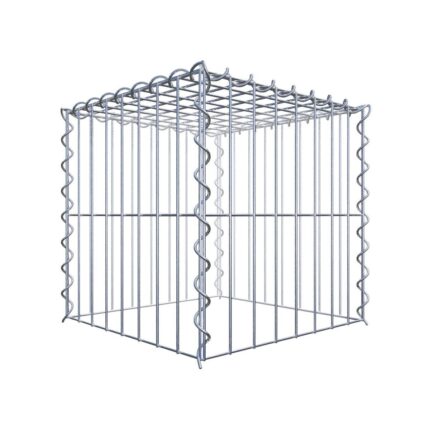 Anbaugabione Typ 3 40 cm x 40 cm x 40 cm (L x H x T), Maschenweite 5 cm x 20 cm, Spirale