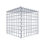 Anbaugabione Typ 3 40 cm x 40 cm x 40 cm (L x H x T), Maschenweite 5 cm x 5 cm, Spirale