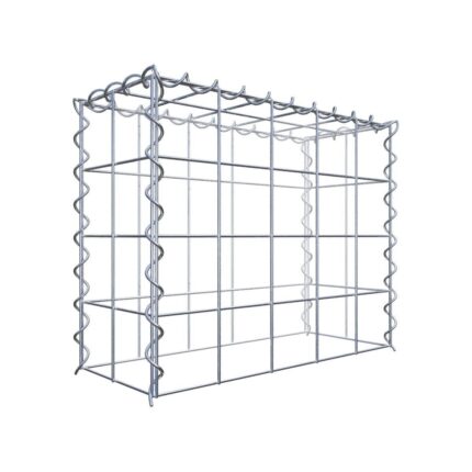 Anbaugabione Typ 3 50 cm x 40 cm x 20 cm (L x H x T), Maschenweite 10 cm x 10 cm, Spirale
