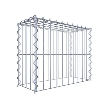 Anbaugabione Typ 3 50 cm x 40 cm x 20 cm (L x H x T), Maschenweite 5 cm x 20 cm, Spirale