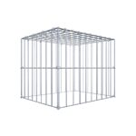 Anbaugabione Typ 3 50 cm x 40 cm x 40 cm (L  x H x T), Maschenweite 5 cm x 20 cm, C-Ring