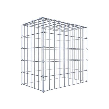 Anbaugabione Typ 3 50 cm x 50 cm x 30 cm (L x H x T), Maschenweite 5 cm x 10 cm, C-Ring