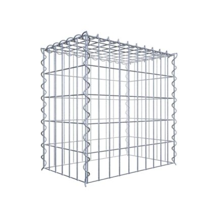 Anbaugabione Typ 3 50 cm x 50 cm x 30 cm (L x H x T), Maschenweite 5 cm x 10 cm, Spirale