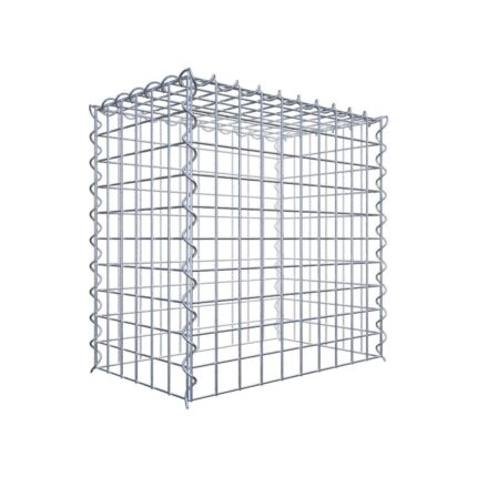 Anbaugabione Typ 3 50 cm x 50 cm x 30 cm (L x H x T), Maschenweite 5 cm x 5 cm, Spirale