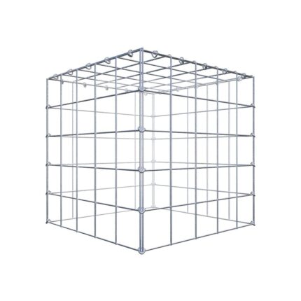 Anbaugabione Typ 3 50 cm x 50 cm x 50 cm (L x H x T), Maschenweite 10 cm x 10 cm, C-Ring
