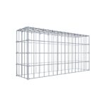 Anbaugabione Typ 3 80 cm x 40 cm x 20 cm (L x H x T), Maschenweite 5 cm x 10 cm, C-Ring