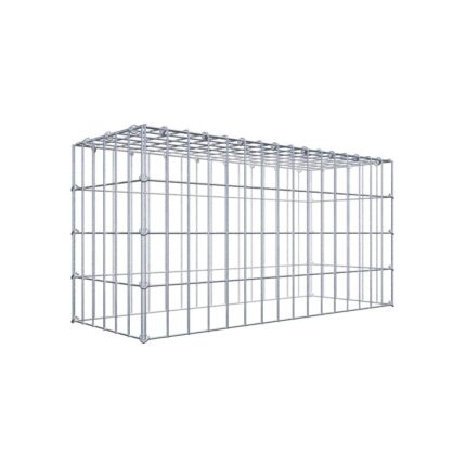 Anbaugabione Typ 3 80 cm x 40 cm x 30 cm (L x H x T), Maschenweite 5 cm x 10 cm, C-Ring