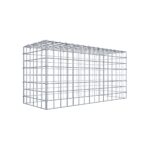 Anbaugabione Typ 3 80 cm x 40 cm x 30 cm (L x H x T), Maschenweite 5 cm x 5 cm, C-Ring