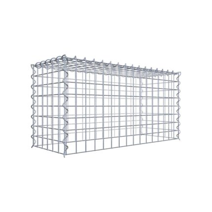 Anbaugabione Typ 3 80 cm x 40 cm x 30 cm (L x H x T), Maschenweite 5 cm x 5 cm, Spirale