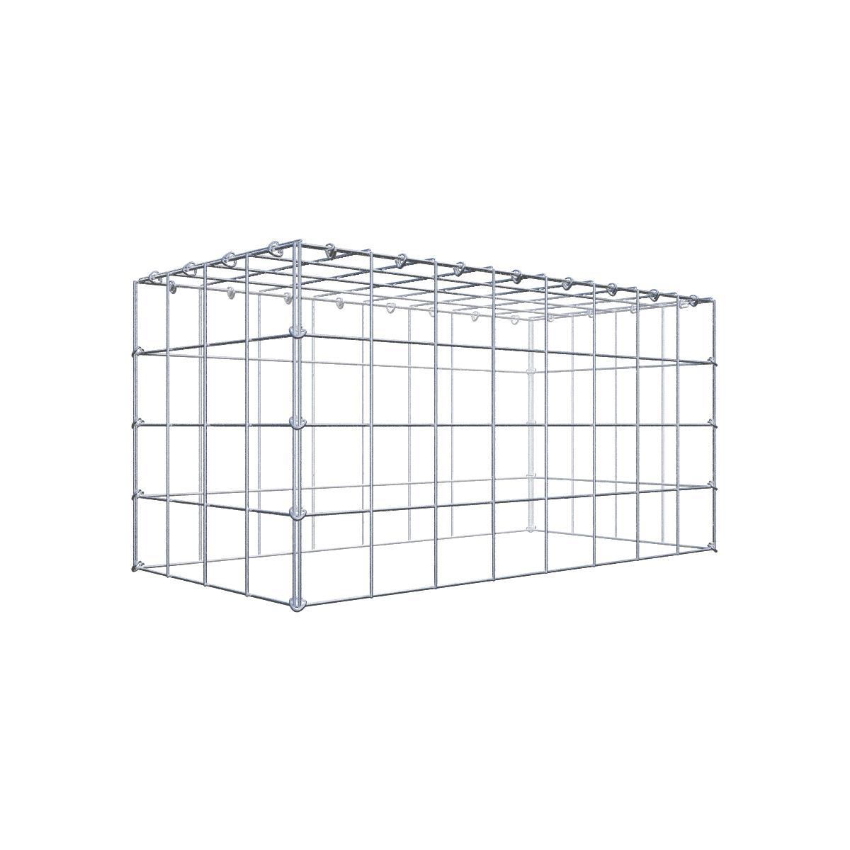 Anbaugabione Typ 3 80 cm x 40 cm x 40 cm (L x H x T) Anbaugabione Typ 3 80 cm x 40 cm x 40 cm (L x H x T), Maschenweite 10 cm x 10 cm, C-Ring - Image 1