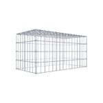 Anbaugabione Typ 3 80 cm x 40 cm x 40 cm (L x H x T), Maschenweite 5 cm x 10 cm, C-Ring