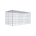 Anbaugabione Typ 3 80 cm x 40 cm x 40 cm (L x H x T), Maschenweite 5 cm x 5 cm, Spirale