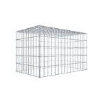 Anbaugabione Typ 3 80 cm x 50 cm x 50 cm (L x H x T), Maschenweite 5 cm x 10 cm, C-Ring